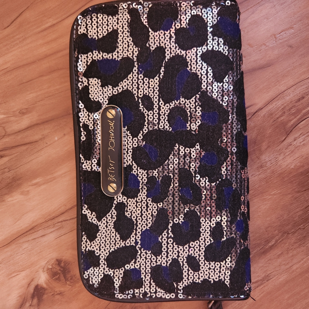 Betsey Johnson Leopard Print Wallet